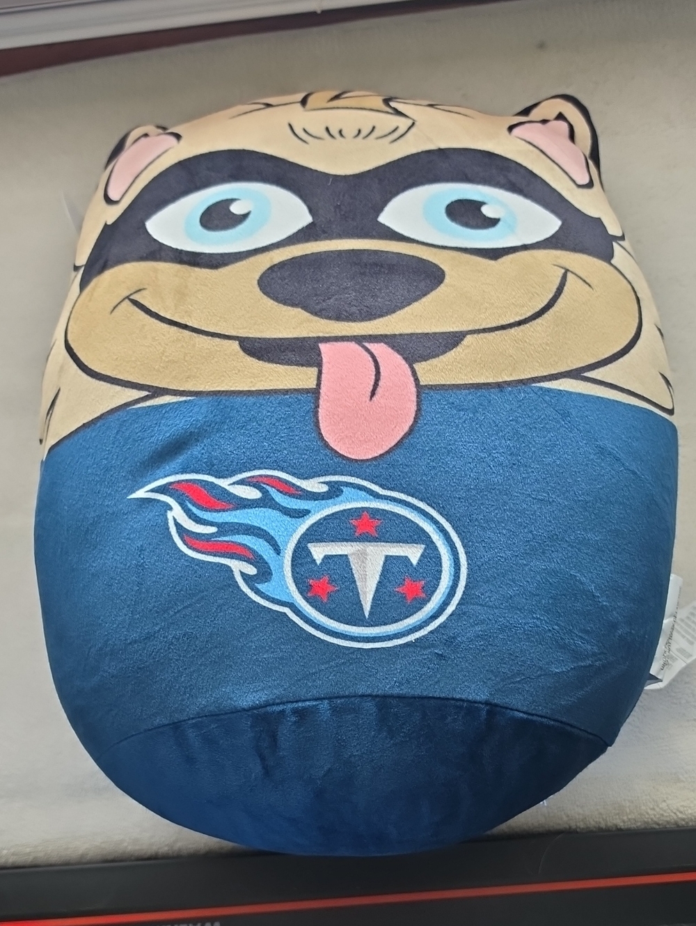 Tennessee Titans plush mascot pillow. Officially licensed by NFL
